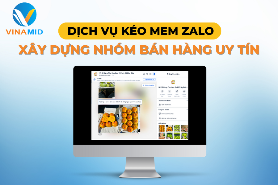 Dịch vụ Kéo mem Zalo